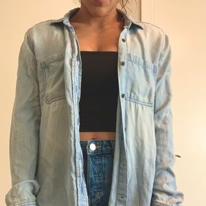 Oversized “boyfriend fit” button up size M